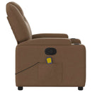 massagestol stof brun