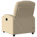 massagestol stof cremefarvet