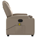 massagestol kunstlæder cappuccino