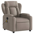 massagestol taupe stof