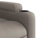 massagestol taupe stof