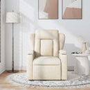 massagestol stof cremefarvet