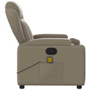 massagestol kunstlæder cappuccino