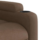 massagestol stof brun
