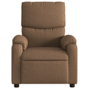 massagestol stof brun