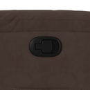 lænestol mikrofiberstof brun
