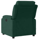 massagestol velour mørkegrøn