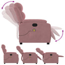 massagestol velour pink