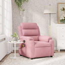massagestol velour pink