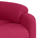 massagestol velour vinrød