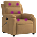 massagestol velour brun