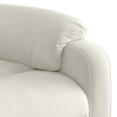 massagestol velour cremefarvet
