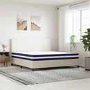 springmadras m. pocket-fjedre medium fasthed 200x200 cm