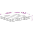 springmadras med bonellfjedre 200x200 cm medium