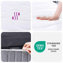 springmadras med pocketfjedre 100x200 cm medium