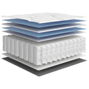 springmadras med pocketfjedre 120x200 cm medium