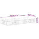 springmadras med pocketfjedre 80x200 cm medium fast