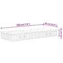 springmadras med pocketfjedre 90x200 cm medium fast