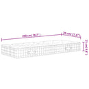springmadras med pocketfjedre 70x200 cm medium fast