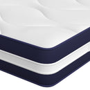springmadras med pocketfjedre 90x200 cm medium fast