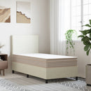 springmadras med pocketfjedre 90x200 cm medium