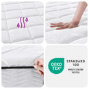 springmadras med pocketfjedre 90x200 cm medium