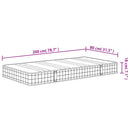 springmadras med bonellfjedre 80x200 cm medium