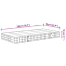 springmadras med bonellfjedre 90x200 cm medium