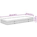 springmadras med bonellfjedre 70x200 cm medium