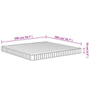 skummadras 200x200 cm medium blød