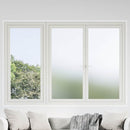 vinduesfolie PVC matteret hvid