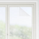 vinduesfolie stribet PVC matteret