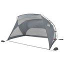 strandtelt 274x178x170/148 cm 185T polyester grå