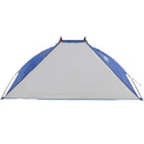 strandtelt 268x223x125 cm 185T polyester azurblå