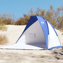 strandtelt 268x223x125 cm 185T polyester azurblå