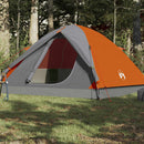 3-personers campingtelt vandtæt kuppel orange