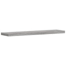væghylder 4 stk. 40x10x1,5 cm konstrueret træ grå sonoma-eg