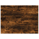 væghylder 4 stk. 40x30x1,5 cm konstrueret træ røget egetræ