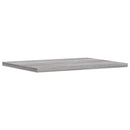 væghylder 4 stk. 40x30x1,5 cm konstrueret træ grå sonoma-eg