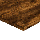 væghylder 4 stk. 60x40x1,5 cm konstrueret træ røget egetræ