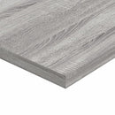 væghylder 4 stk. 60x40x1,5 cm konstrueret træ grå sonoma-eg