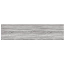 væghylder 4 stk. 80x20x1,5 cm konstrueret træ grå sonoma-eg