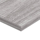 væghylder 4 stk. 80x20x1,5 cm konstrueret træ grå sonoma-eg