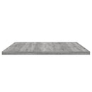 væghylder 4 stk. 80x30x1,5 cm konstrueret træ grå sonoma-eg