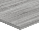 væghylder 4 stk. 80x30x1,5 cm konstrueret træ grå sonoma-eg