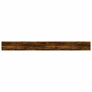 væghylder 4 stk. 80x50x1,5 cm konstrueret træ røget egetræ