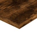 væghylder 4 stk. 100x20x1,5 cm konstrueret træ røget egetræ