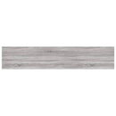 væghylder 4 stk. 100x20x1,5 cm konstrueret træ grå sonoma-eg