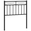 udskiftningsgavl 75 cm metal sort