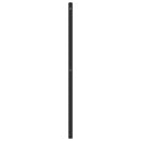 udskiftningsgavl 193 cm metal sort